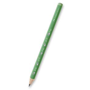 Grafitov&#225; tužka Faber-Castell trojhrann&#225; JUMBO HB - Dinosaurus - zelen&#225;