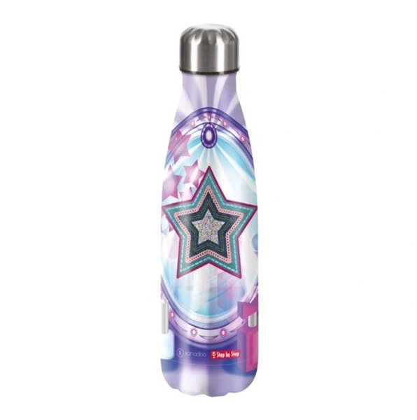 Levně Izolovaná láhev na pití z nerezové oceli 0,5 l - Glamour Star Astra