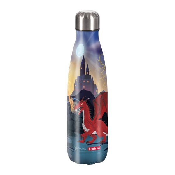 Levně Izolovaná láhev na pití z nerezové oceli 0,5 l - Dragon Drako
