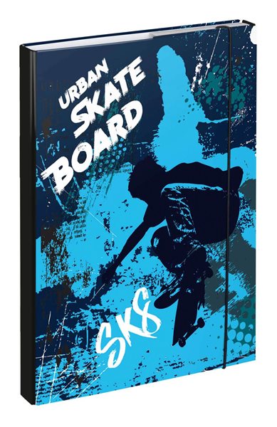 BAAGL Desky na školní sešity A4 - Skateboard