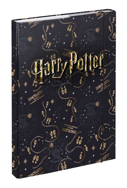 Levně BAAGL Desky na školní sešity A4 - Harry Potter Pobertův plánek