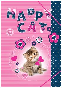 Karton PP Desky na sešity A4 - Happy Cats