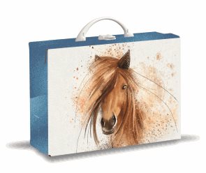 Karton PP Dětský kufřík 35" hranatý - Kůň 2016