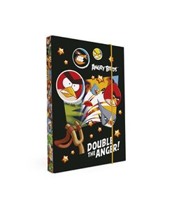 Karton PP Desky na sešity s boxem A5 - Angry Birds
