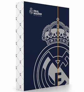 Desky na sešity s boxem A4 JUMBO - Real Madrid