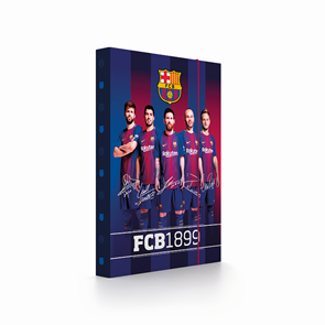 Desky na sešity s boxem A4 - FC Barcelona