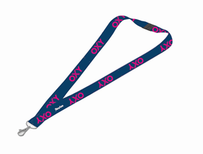 Klíčenka s karabinkou OXY Sport BLUE LINE - Pink