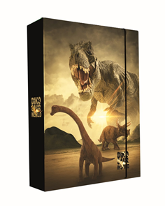 Desky na sešity s boxem A4 Jumbo - Dinosaur World