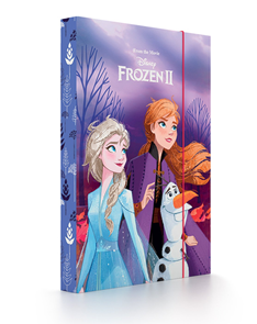 Desky na sešity s boxem A4 - Frozen 2/Ledové království 2