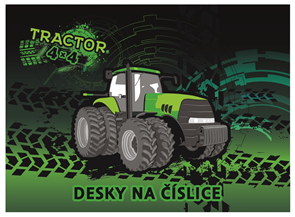 Desky na číslice - Traktor 2020
