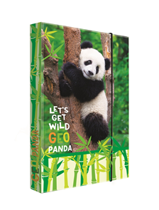 Desky na sešity s boxem A4 Jumbo - Panda