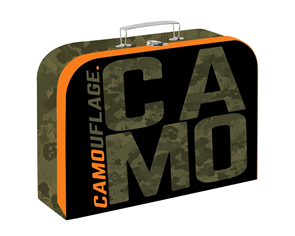 Dětský kufřík lamino 34 cm - Camo 2020