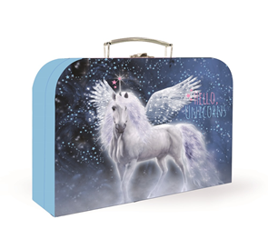 Dětský kufřík lamino 34 cm - Hello unicorns