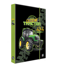 Desky na sešity s boxem A4 - Traktor 2023