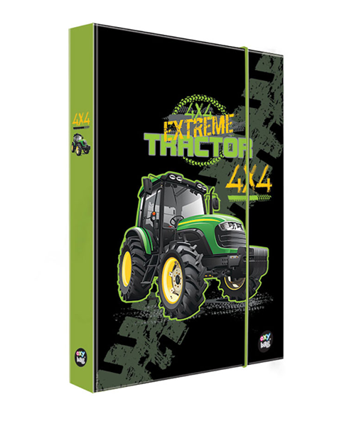 Desky na sešity s boxem A4 - Traktor 2023