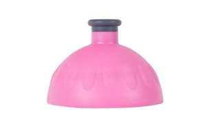 Zdravá lahev - náhradní víčko fluo růžové/zátka antracit