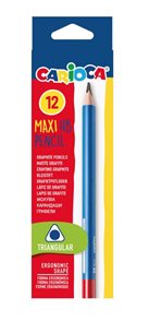Grafitov&#225; tužka Carioca Black trojhrann&#225; HB Maxi - 1 ks