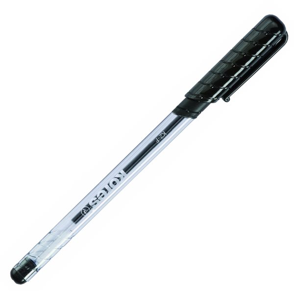 Levně Kores Kuličkové pero K2 Pen Soft Grip 0,7 mm - černé