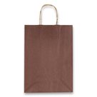 Dárková taška Allegra 16 × 21 × 8 cm, kraft - hnědá