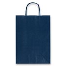 Dárková taška Allegra 22 × 27 × 10 cm, kraft - modrá