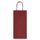 Dárková taška na láhev Allegra 14 × 39 × 8,5 cm, kraft - tm. červená