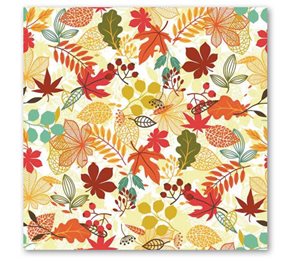 Stil Ubrousky 33 x 33 dekorativní - Listy podzim