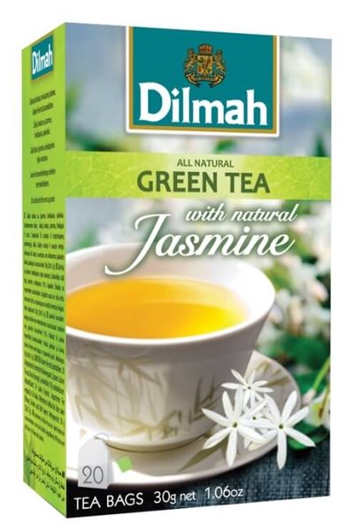 Levně Dilmah zelený čaj 20 × 1,5 g - jasmínový květ