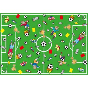Dárkový papír 2 m x 70 cm - Fotbal