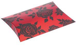 Dárková krabička 17,5 x 11,5 cm - Černá růže