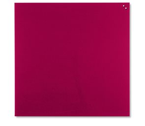 NAGA skleněná magnetická tabule 100 x 100 cm, červená