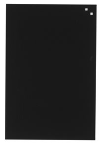 NAGA skleněná magnetická tabule 40 x 60 cm, černá