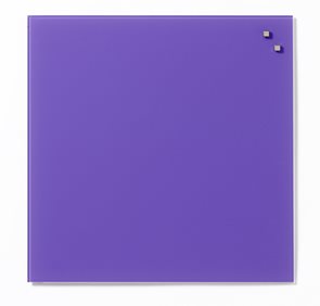 NAGA skleněná magnetická tabule 45 x 45 cm, fialová