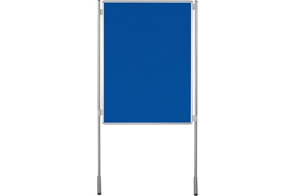 Textilní paraván ekoTAB 120 × 90 cm, modrý