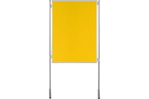 Textilní paraván ekoTAB 120 × 90 cm, žlutý