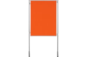 Textilní paraván ekoTAB 120 × 90 cm, oranžový