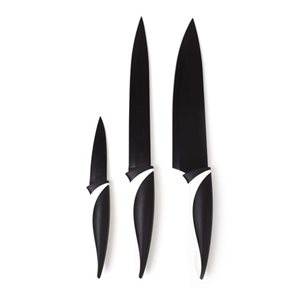 Sada nožů Symbio Nero 3díly