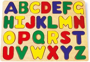 Didaktická skládačka puzzle abeceda