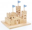 Dřevěná stavebnice Buko  - Malý hrad, 295 dílů