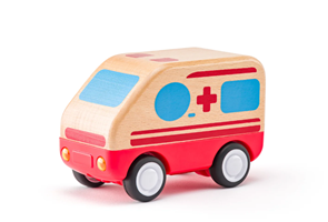Auto sanitka se zvuky a světlem, setrvačn&#237;k