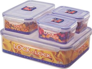Sada na potraviny Lock&Lock 4díly
