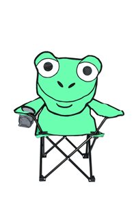Dětské křeslo zelené Žába