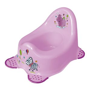 Dětský nočník OKT Hippo s protiskluzem růžový