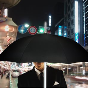 Deštník s LED osvětlením