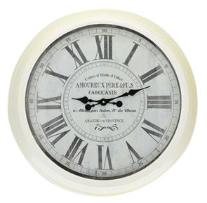 Dekorační hodiny White  pr. 70 cm