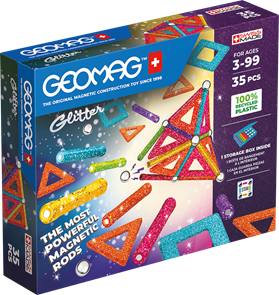 Geomag Glitter Recycled 35 ks