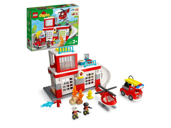 Levně LEGO DUPLO® 10970 Hasičská stanice a vrtulník