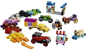 LEGO Classic 10715 Kostky na kolečkách, věk 4- 99 let