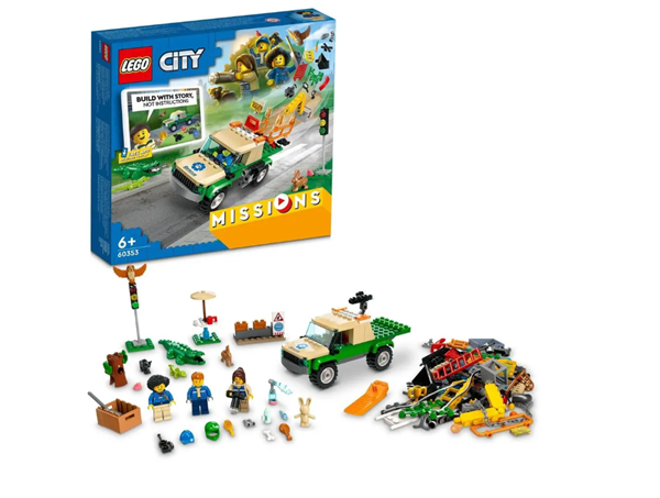 Levně LEGO® City 60353 Záchranné mise v divočině