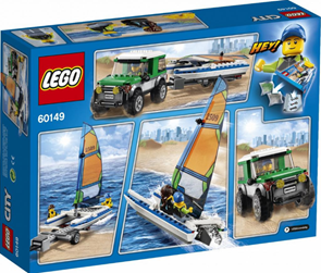 LEGO City 60149 4×4 s katamaránem