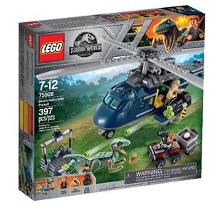LEGO Jurský svět 75928 - Pronásledování Bluea helikoptérou